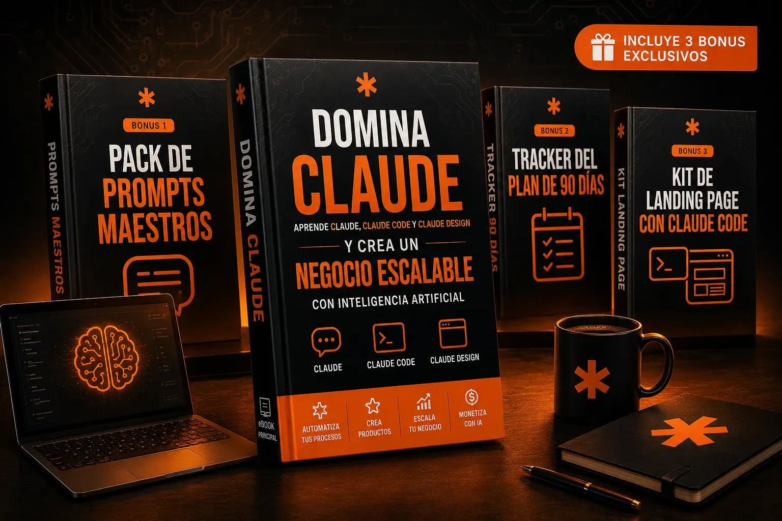 Domina Claude + 3 bonus exclusivos